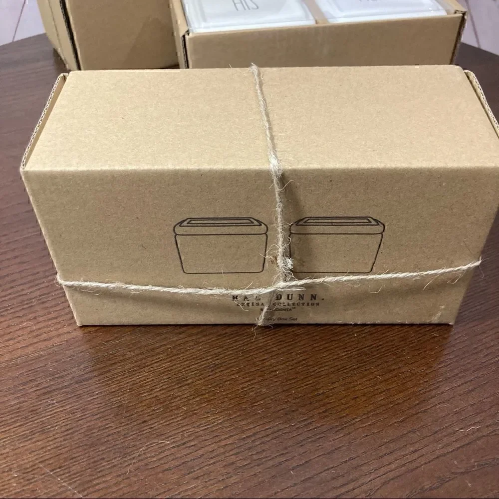 RAE DUNN ARTISAN COLLECTION HIS & HERS jewelry box
